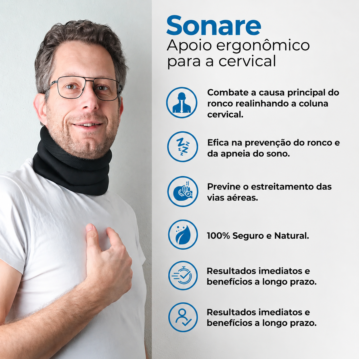 Sonare - Suporte Ergonômico para Cervical