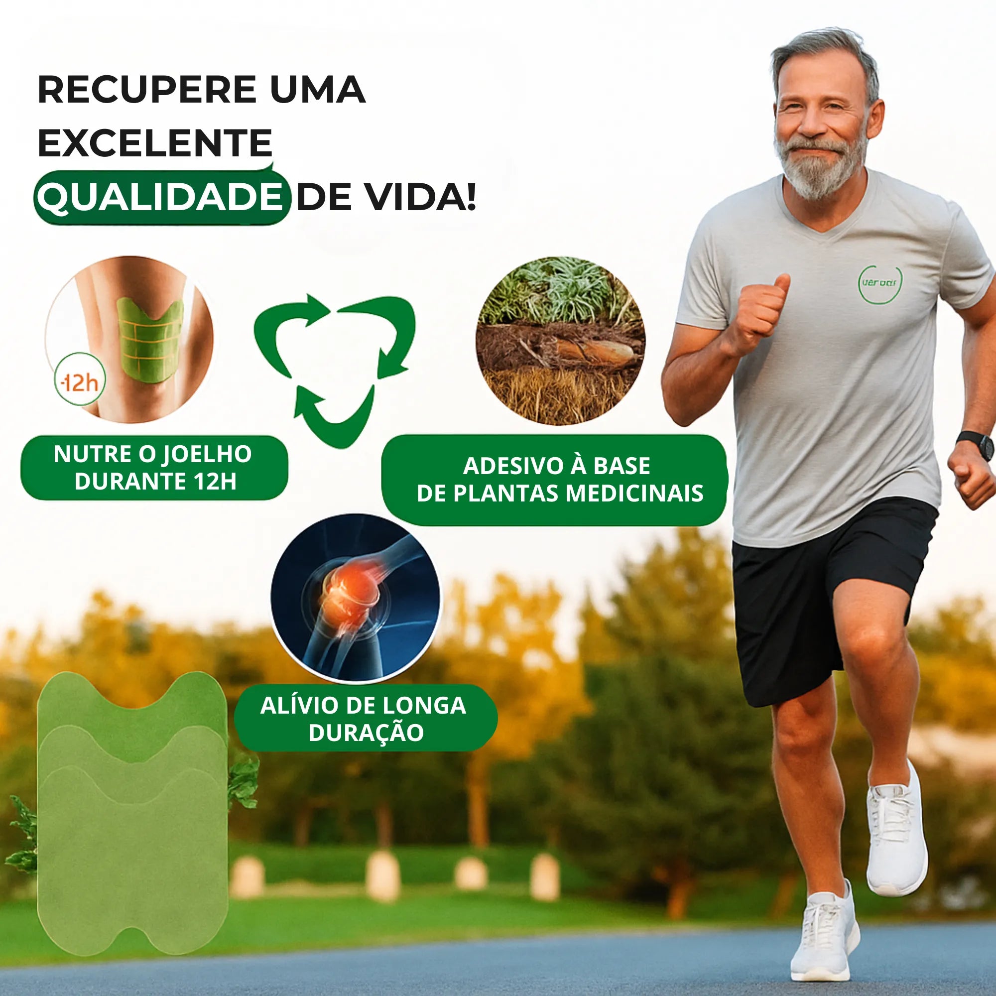 FlexVie - Adesivos com anti-inflamatórios naturais
