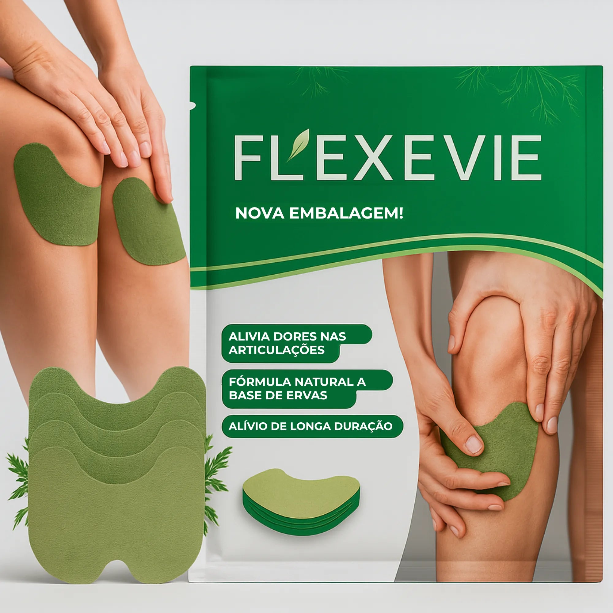 FlexVie - Adesivos com anti-inflamatórios naturais
