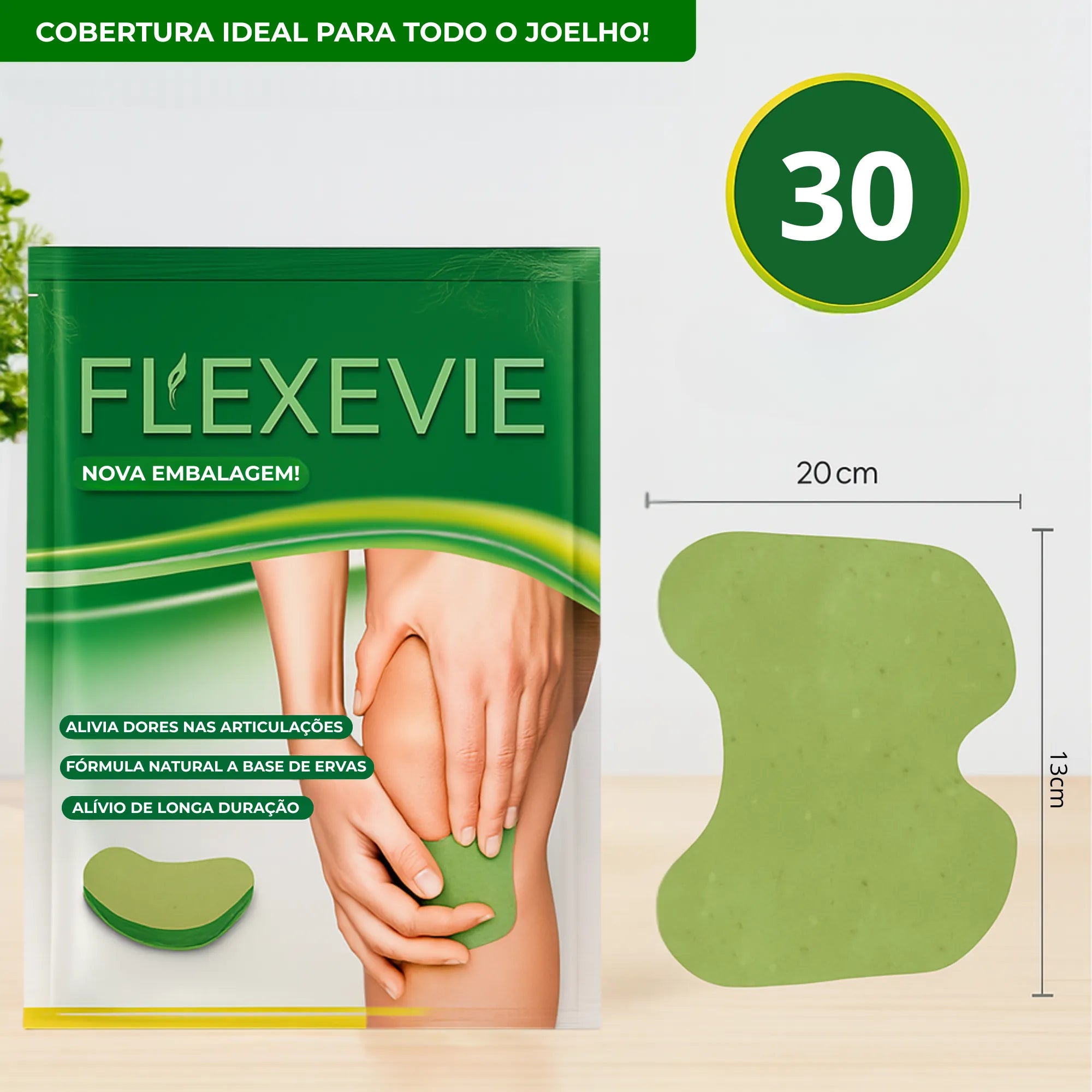 FlexVie - Adesivos com anti-inflamatórios naturais