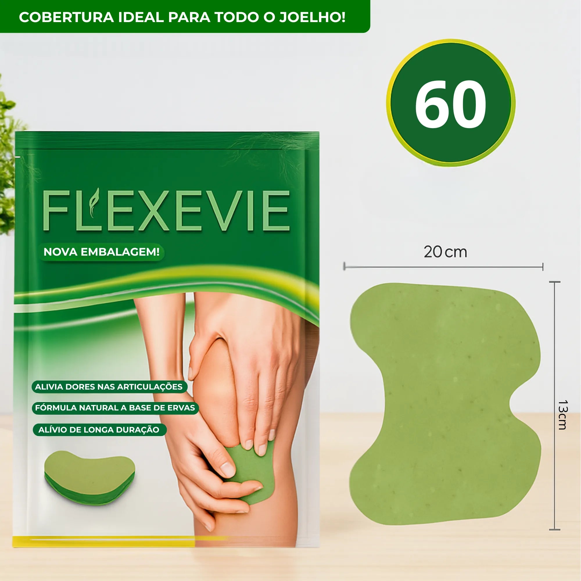 FlexVie - Adesivos com anti-inflamatórios naturais